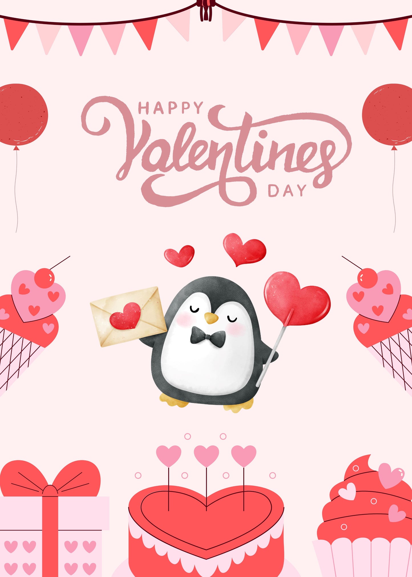 Gepersonaliseerd brievenbuspakketje valentijn pinguin - Keekz