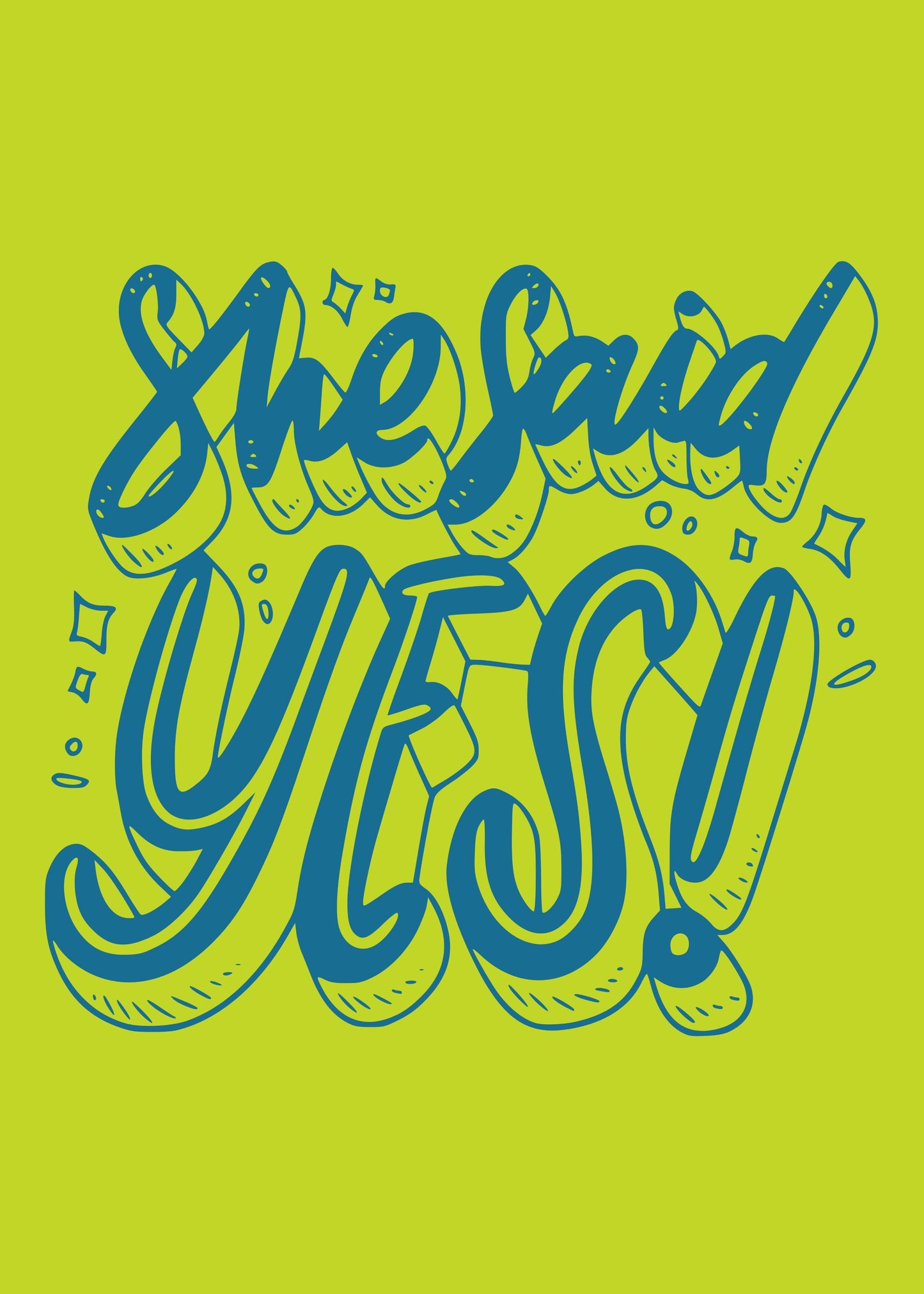 Gepersonaliseerd brievenbuspakketje She said yes! - Keekz