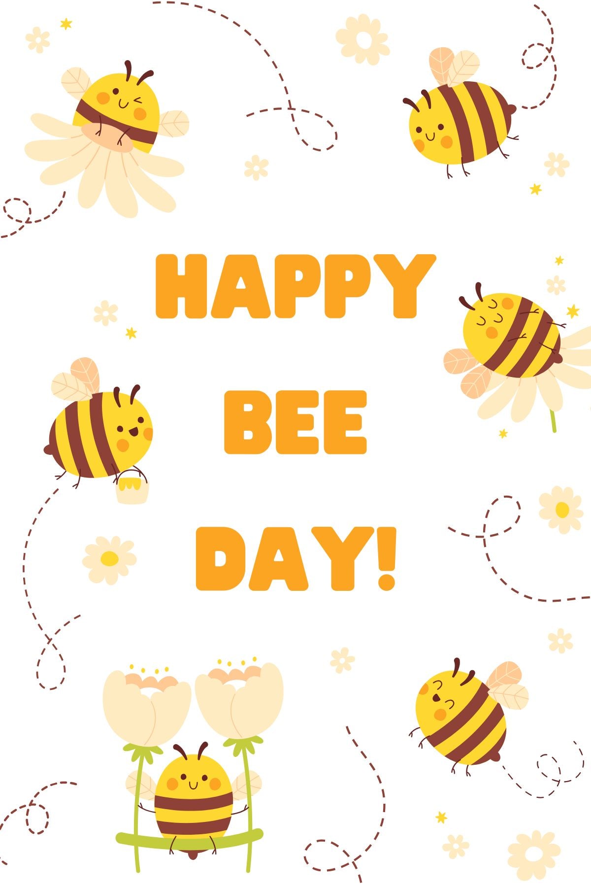 Gepersonaliseerd brievenbuspakketje happy bee day