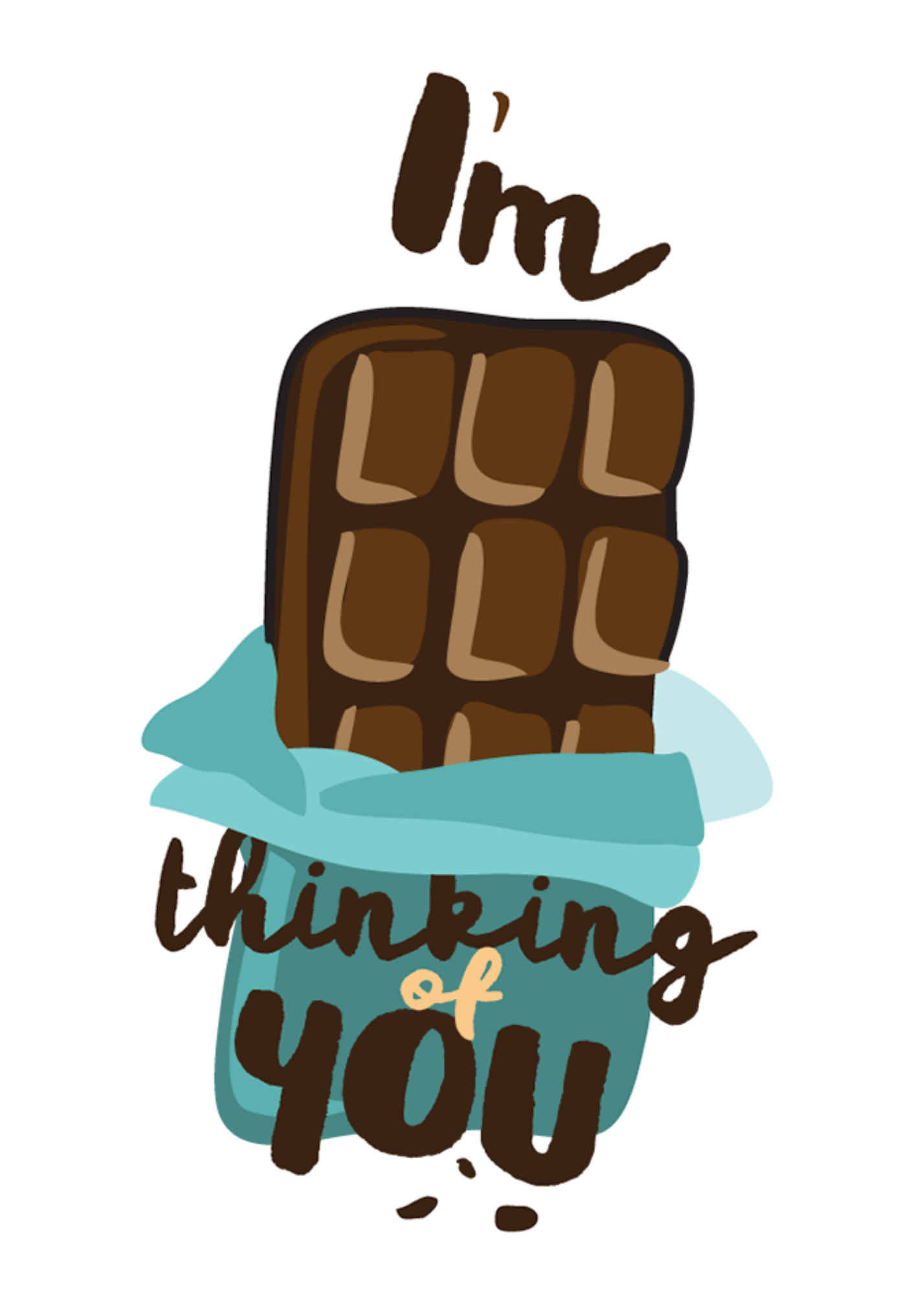 Gepersonaliseerd brievenbuspakketje i'm thinking of you