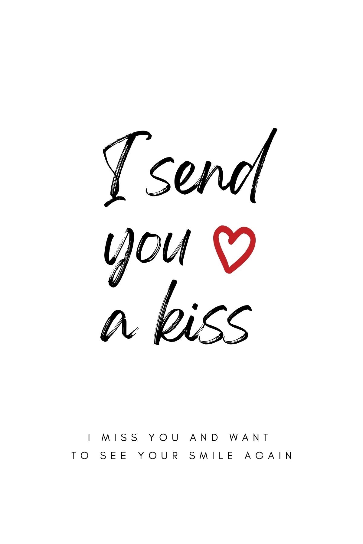 Gepersonaliseerd brievenbuspakketje i send you a kiss