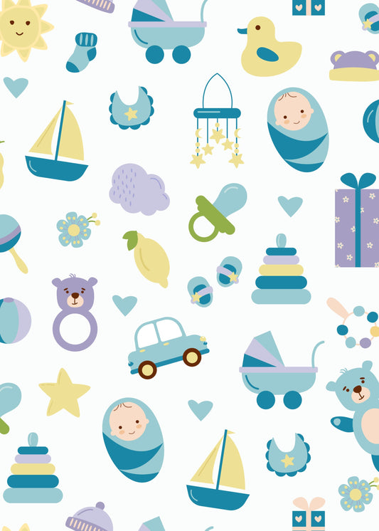 Gepersonaliseerd brievenbuspakketje baby kaart - Keekz