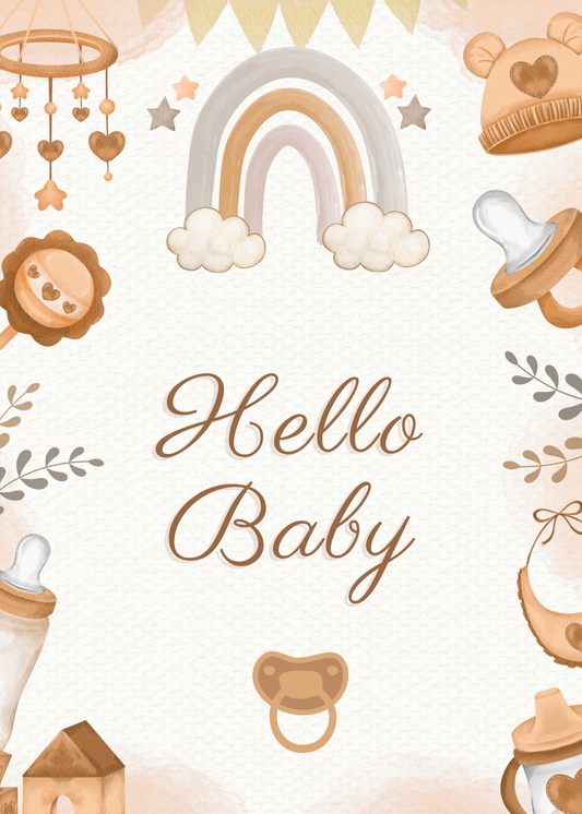 Gepersonaliseerd brievenbuspakketje Hello Baby - Keekz