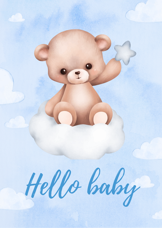 Gepersonaliseerd brievenbuspakketje Hello baby! - Keekz