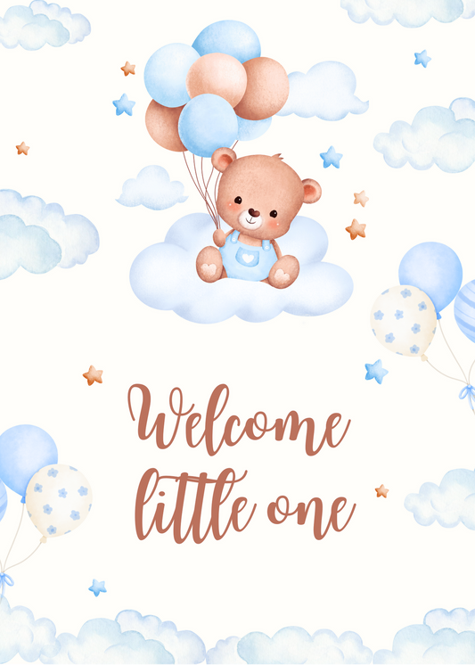 Gepersonaliseerd brievenbuspakketje welcome little one baby - Keekz