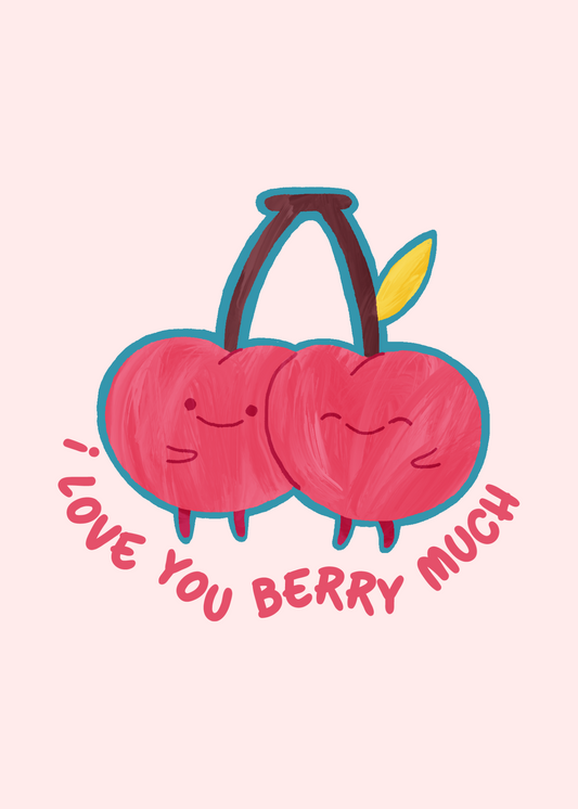 Gepersonaliseerd brievenbuspakketje i love you berry much
