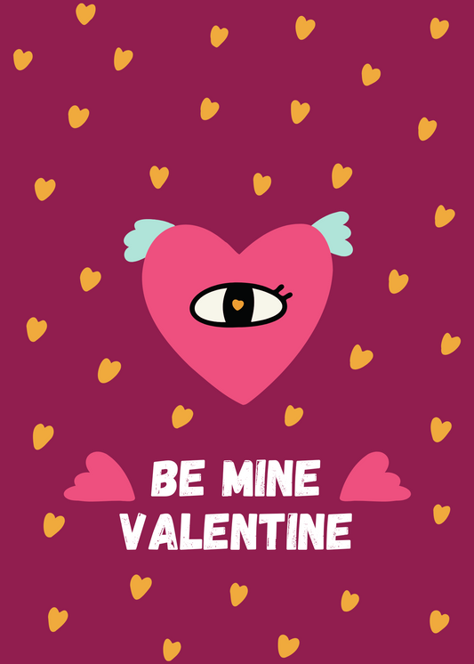 Gepersonaliseerd brievenbuspakketje Be mine valentine - Keekz