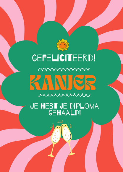 Gepersonaliseerd brievenbuspakketje Geslaagd diploma