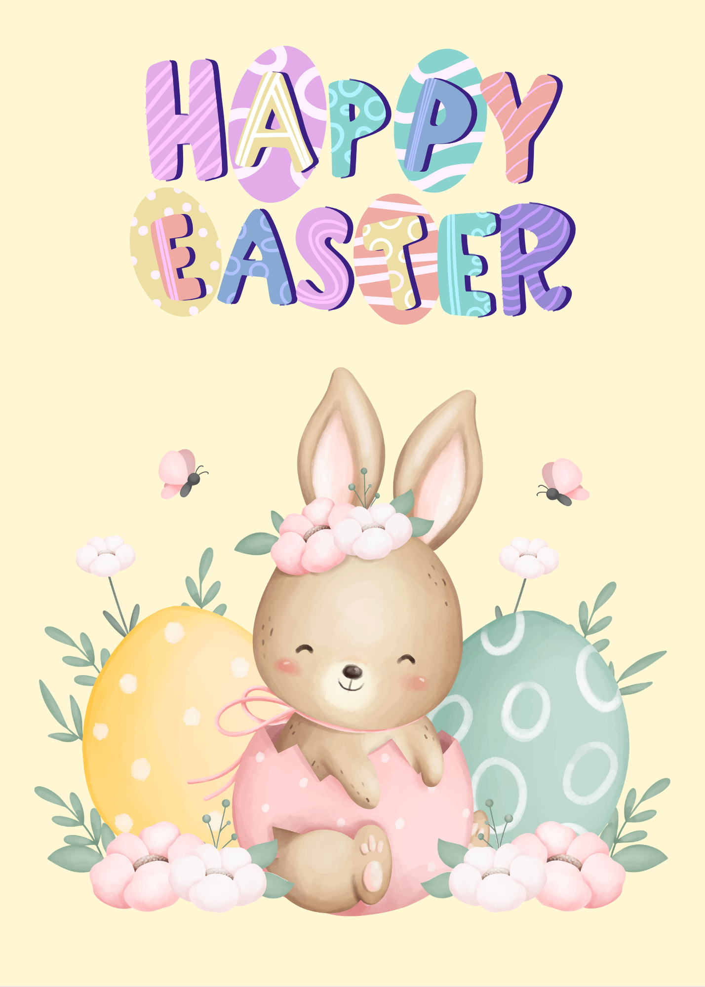 Gepersonaliseerd brievenbuspakketje Pasen Happy Easter !!! 1 - Keekz
