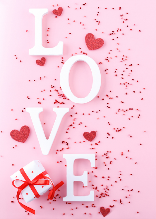Gepersonaliseerd brievenbuspakketje Love Valentijn