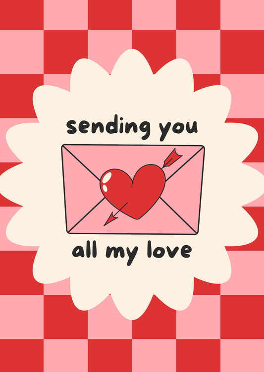 Gepersonaliseerd brievenbuspakketje Valentijn love card - Keekz