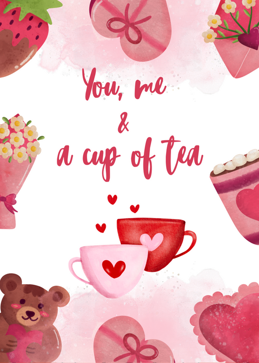 Gepersonaliseerd brievenbuspakketje you, me and a cup of tea - Keekz