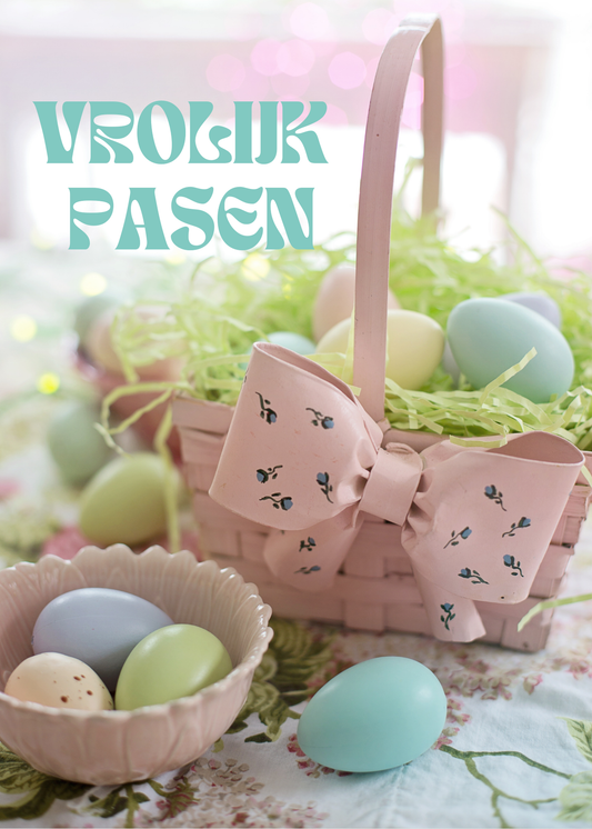 Gepersonaliseerd brievenbuspakketje Vrolijk pasen!!!