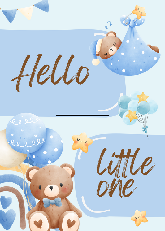 Gepersonaliseerd brievenbuspakketje Hello little one! - Keekz