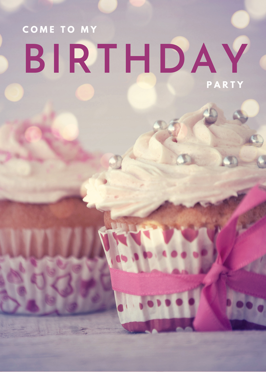 Gepersonaliseerd brievenbuspakketje uitnodiging birthday party